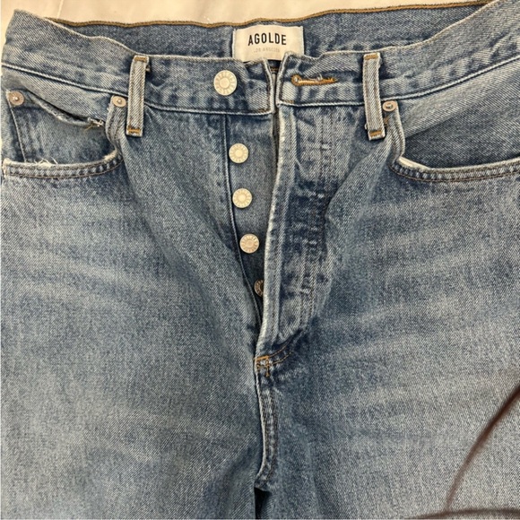 Agolde 90s pinch waist Jeans- Navigate - Picture 4 of 7